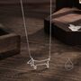 Dachshund Dog Necklace In Sterling Silver, thumbnail 1 of 10