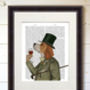 Beagle Wine Snob Book Print, Framed Or Unframed, thumbnail 4 of 7