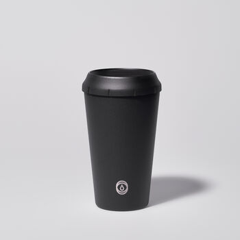 Personalised Premium Reusable Cup 12oz Charcoal, 4 of 5