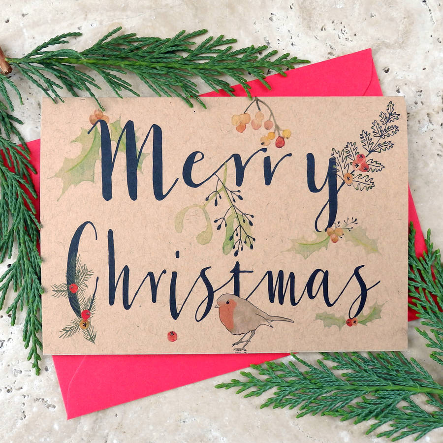 Season s Greetings Dove Christmas Card · robin design