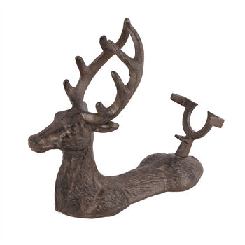 Cast Iron Stag Bottle Holder, 2 of 8