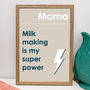 Personalised Super Power Typography Print, thumbnail 1 of 11