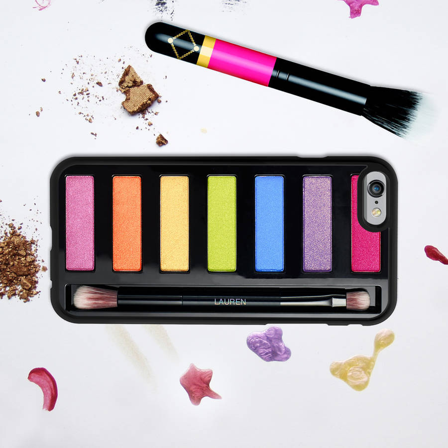Make Up Palette iPhone Case Personalised, 1 of 2
