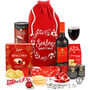 Festive Fireside Christmas Hamper With Red Wine, thumbnail 1 of 4