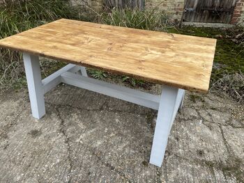 Reclaimed Timber Dining Room Table, 3 of 12