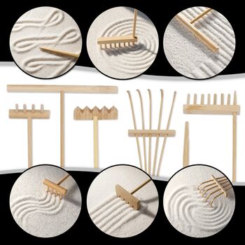 Customisable Zen Garden Kit. Japanese Sand Garden. Mindfulness Gifts, 5 of 12