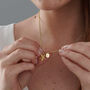 Everlasting Memory Forget Me Not Gold Plated Necklace, thumbnail 2 of 7