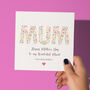 Personalised Mother's Day Card For Mum, thumbnail 1 of 4