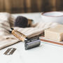 Bamboo Safety Razor Set In Two Timeless Colours, thumbnail 3 of 6