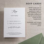 Gold Leaves Wedding Invitation Suite, thumbnail 5 of 8