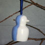 Porcelain Penguin Christmas Tree Decoration, thumbnail 2 of 4