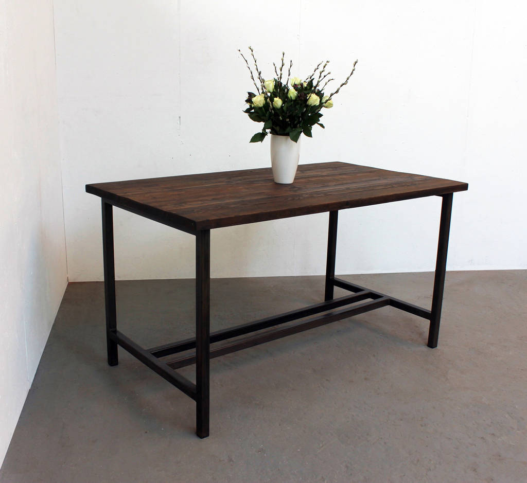 Eloise Two Toned Scaffold Board Table, 1 of 9