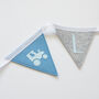 Personalised Blue Vehicle Bunting For Nursery, thumbnail 2 of 6