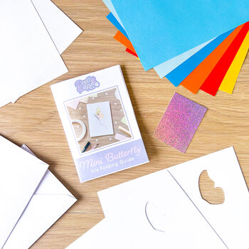 Card Making Kit Mini Butterfly Wing | Iris Folding, 4 of 4
