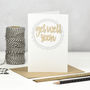 Get Well Soon Wooden Words Card, thumbnail 1 of 3