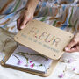 Personalised Fully Floral Bridesmaid Flower Press, thumbnail 1 of 2