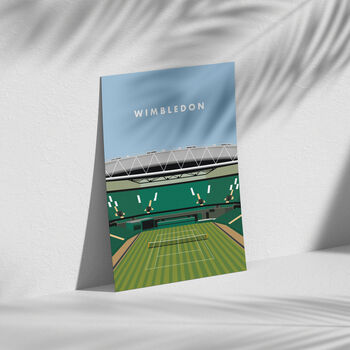Wimbledon Centre Court Tennis Poster, 2 of 4