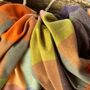 Super Soft Colour Block Scarf In Autumn Colours, thumbnail 2 of 5