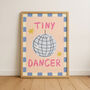 Tiny Dancer Discoball Kids Nursery Print, thumbnail 1 of 6