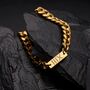 Mens Personalised 11 Mm Curb Link Bracelet, thumbnail 8 of 10