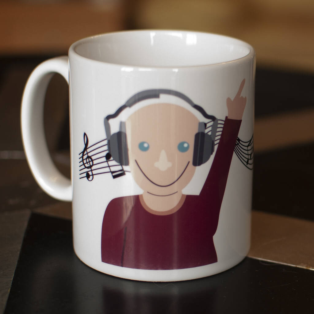 Man Face Mug By aFewHomeTruths