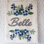 Punchneedle Personalised Bluebell Wall Art, thumbnail 1 of 4