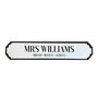 Personalised 'Dream Believe Achieve' Acrylic Road Sign, thumbnail 2 of 5
