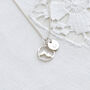 Sterling Silver Personalised Mountain Necklace – Adventure Gift, thumbnail 2 of 12