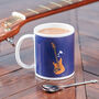 Personalised Guitar Mug And Spoon Gift Set, thumbnail 3 of 7