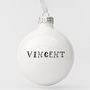 Personalised Christmas Bauble With Name, thumbnail 5 of 8