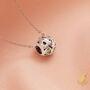 November Birthstone Necklace Sterling Silver Gift For Her, thumbnail 1 of 5