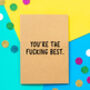 'You're The Best' Funny Thank You Card, thumbnail 1 of 2