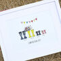 Personalised Festival Welly Boot Print, thumbnail 2 of 8