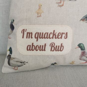 Duck Cushion Personalised Country Cottage Style, 5 of 11