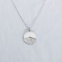 Recycled Silver Dainty Moonrise Necklace, thumbnail 4 of 7