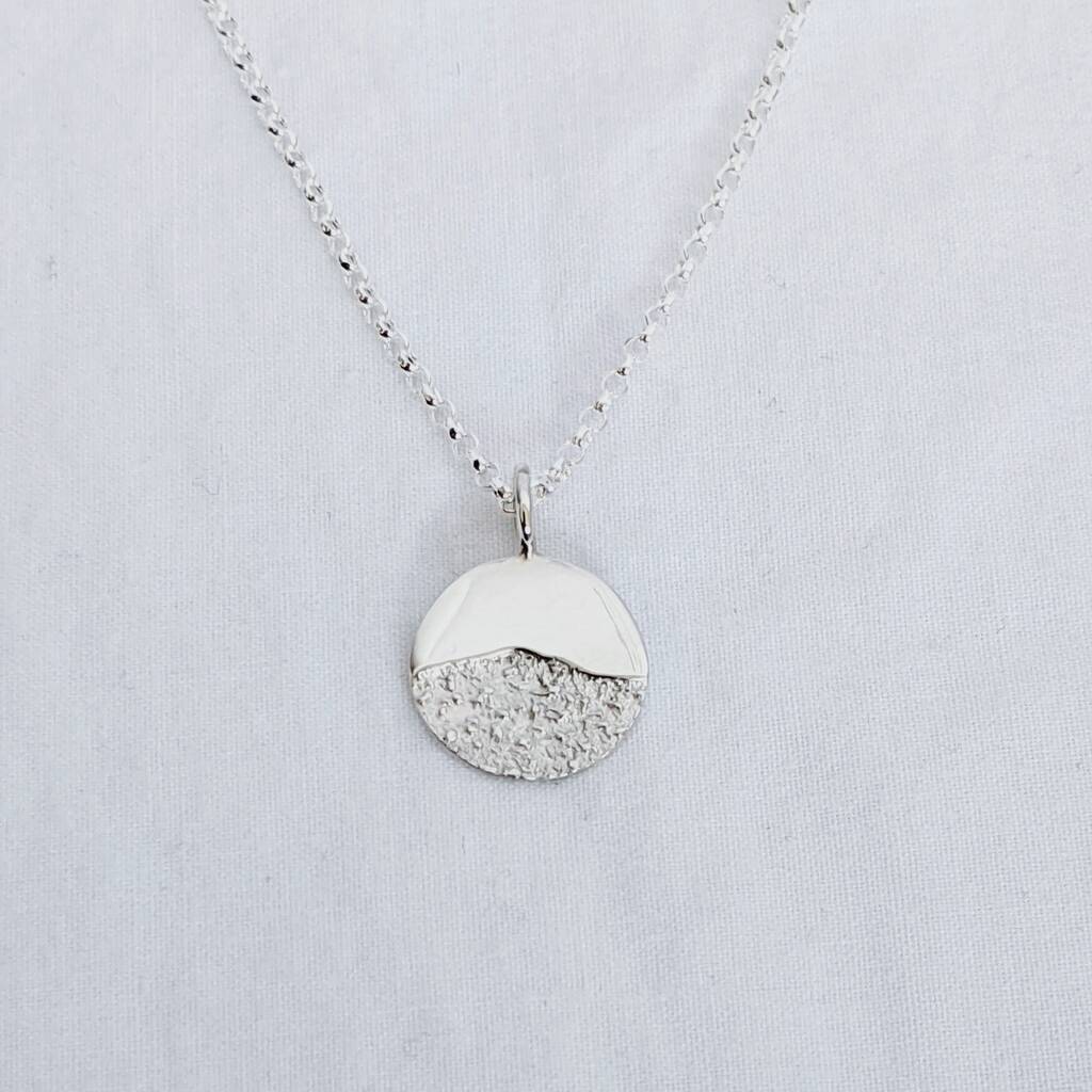 Recycled Silver Dainty Moonrise Necklace By Little Imp Jewellery ...