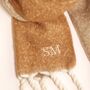 Personalised Camel Two Tone Winter Scarf, thumbnail 2 of 5