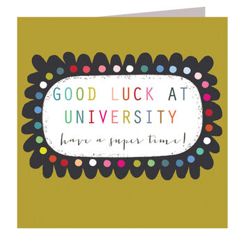 Good Luck At University Card, 2 of 5