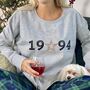 Birth Year Star Cropped Jumper, thumbnail 1 of 5
