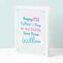 Personalised First Father's Day As My Daddy Card, thumbnail 1 of 4
