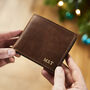 Personalised Leather Wallet With Contrast Stitch, thumbnail 9 of 12