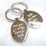 Personalised Love You To The Moon And Back Keyring, thumbnail 4 of 6