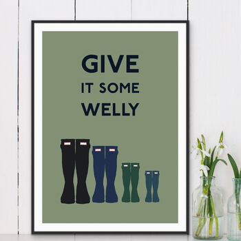 Give It Some Welly Print, 3 of 3