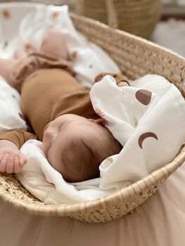Sun And Moon Muslin Swaddle, 2 of 3
