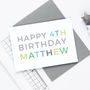 Personalised Any Age Birthday Card, thumbnail 3 of 4