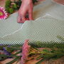 Reusable Organic Cotton Gift Wrap 'Gingham', thumbnail 4 of 12