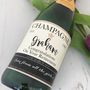 Personalised Retirement Champagne Gift Label, thumbnail 1 of 2