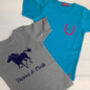 Personalised Horse And Rider T Shirt, thumbnail 3 of 12