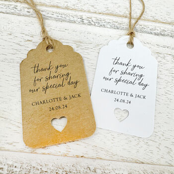 Personalised Wedding Favour Tags, 3 of 5