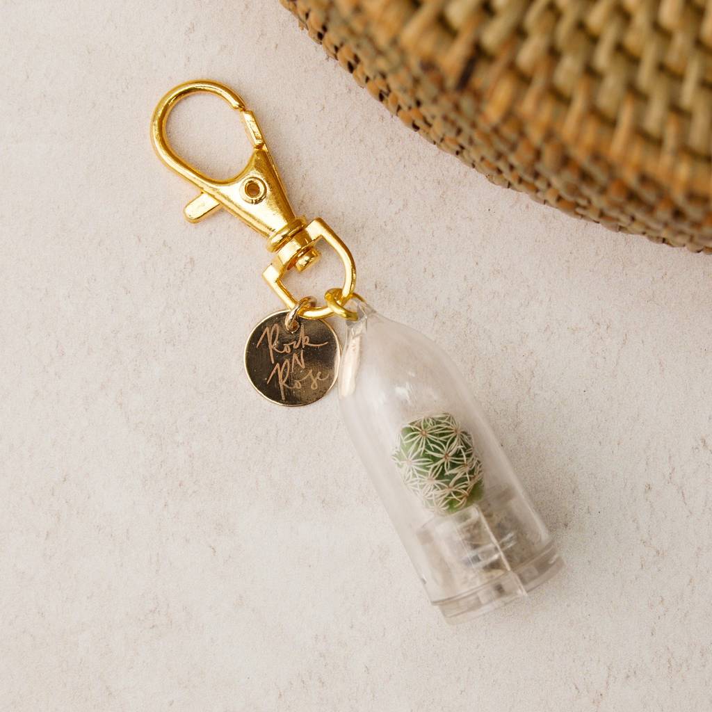 pet-cactus-keyring-snowball-by-rock-n-rose-notonthehighstreet